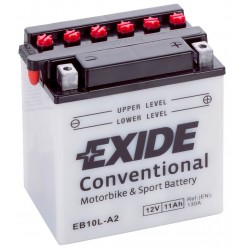 Exide EB10L-B 12v 11Ah Wet Motorcycle Battery Exide Motorcycle