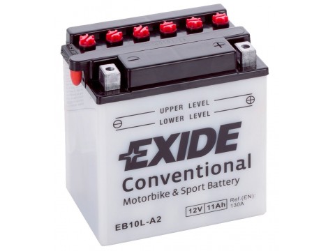 Exide EB10L-B 12v 11Ah Wet Motorcycle Battery Exide Motorcycle