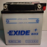 Exide EB3L-B 12v 3Ah Wet Motorcycle Battery