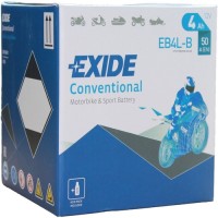 Exide EB4L-B 12v 4Ah Wet Motorcycle Battery