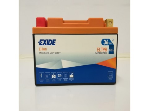 Exide ELT9B 12V 36Wh Lithium Motorcycle Battery
