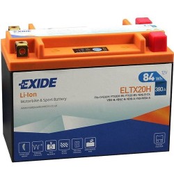 Exide ELTX20H 12V 84Wh Lithium Motorcycle Battery