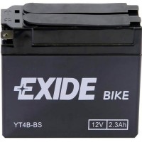 Exide ET4B-BS 12v 2.3Ah AGM Motorcycle Battery (YT4BBS)