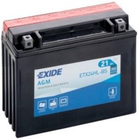 Exide ETX24HL-BS 12v 21Ah AGM Motorcycle Battery (YTX24HLBS)