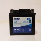 Exide ETX4L-BS 12v 3Ah AGM Motorcycle Battery Exide Motorcycle (ETX4LBS) Exide ETX4L-BS 12v 3Ah AGM Motorcycle Battery Exide Motorcycle (ETX4LBS)