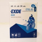 Exide ETX5L-BS 12v 4Ah AGM Motorcycle Battery Exide Motorcycle (ETX5LBS)
