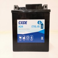 Exide ETX5L-BS 12v 4Ah AGM Motorcycle Battery (YTX5LBS) (ETX5LBS)