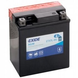 Exide ETX7L-BS 12v 6Ah AGM Motorcycle Battery Exide Motorcycle