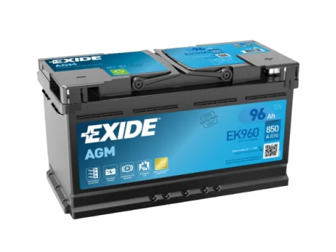Exide EK950 STOP START EK960 Car Battery 019AGM