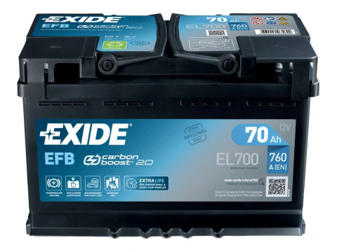 Exide EL700 Stop/Start 096EFB Car Battery