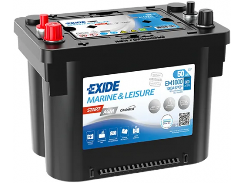 Exide EM1000 Start Orbital AGM (MAXXIMA)  Exide Agricultural