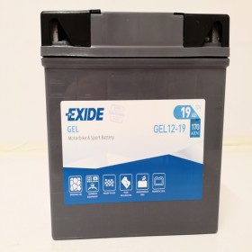 Exide Gel 12-19 12v 19Ah Motorcycle Gel Battery (YT19BL-BS) (12-19) Exide Motorcycle