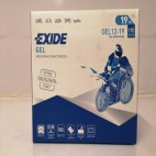Exide Gel 12-19 12v 19Ah Motorcycle Gel Battery (YT19BL-BS) (12-19) Exide Motorcycle