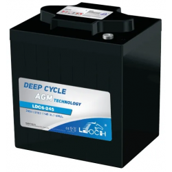 LEOCH LDC6-245 AGM 245AH 6V BATTERY