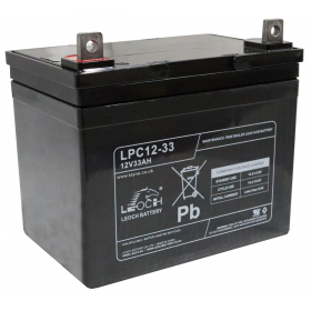 Leoch LPC12-33 Mobility Battery 12V 33AH 34-12 AGM34EV Leoch Industrial