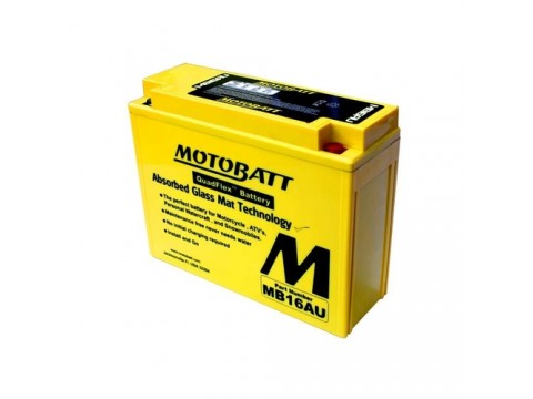 Motobatt MB16AU 12V 20Ah Motorcycle Battery 