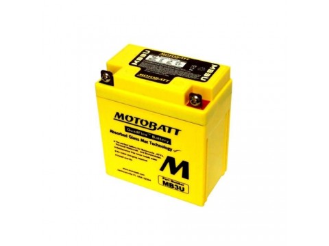 Motobatt MB3U 12V 3Ah Motorcycle Battery 