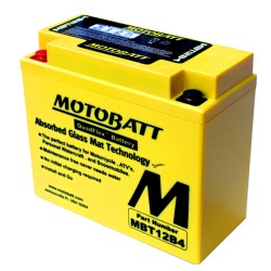 Motobatt MBT12B4 12V 11Ah Motorcycle Battery  