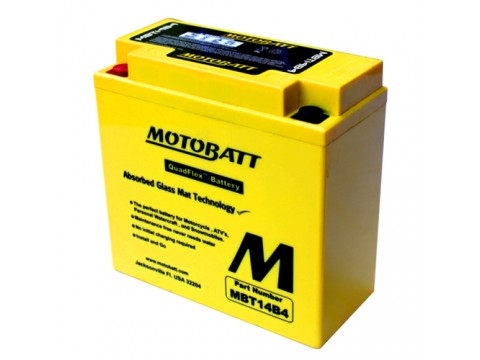 Motobatt MBT14B4  12V 13Ah Motorcycle Battery 