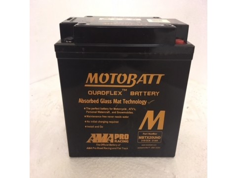 Motobatt MBTX20UHD 12V 21Ah Motorcycle Battery 