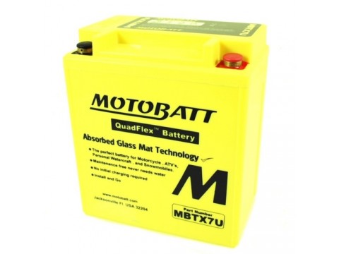 Motobatt MBTX7U 12V 8Ah Motorcycle Battery 