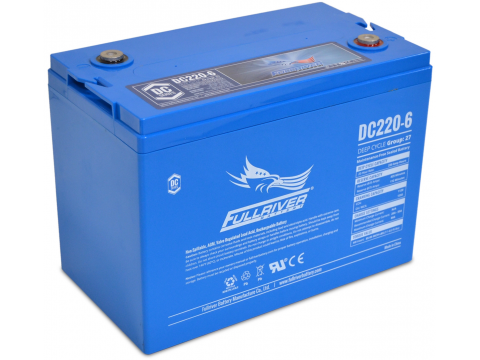 FULLRIVER DC220-6 6V 180AH DEEP CYCLE AGM BATTERY