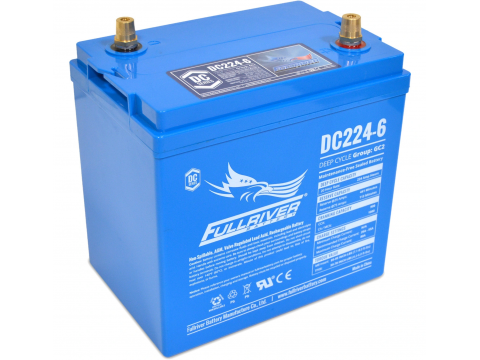 FULLRIVER DC224-6 6V 224AH DEEP CYCLE AGM BATTERY