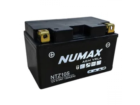 Numax YTZ10S 12v 8.5Ah AGM Motorcycle Battery Numax Motorcycle
