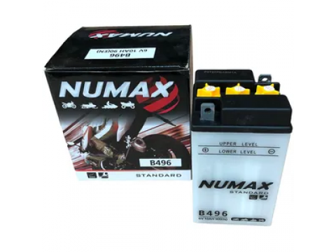 Numax B49-6 6v 10Ah Motorcycle Battery Numax Motorcycle