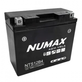 Numax YT12B4 12v 10Ah AGM Motorcycle Battery Numax Motorcycle