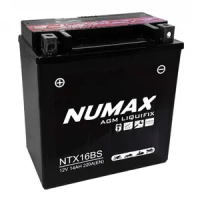 Numax YTX16-BS 12v 14Ah AGM Motorcycle Battery