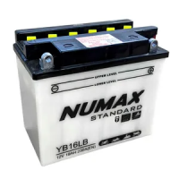 Numax YB16L-B 12v 19Ah Motorcycle Battery