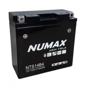 Numax YT14B4 12v 12Ah AGM Motorcycle Battery Numax Motorcycle
