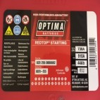 Optima Red Top RTS 3.7 (8020-255) (BCI 25) (RTS3.7 AGM) Optima Industrial