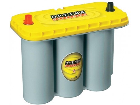 Optima Yellow Top YTS 5.5 (8051-187) (BCI D31) (YTS5.5 AGM) Odyssey Racing