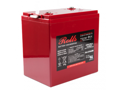 Rolls 6V S6-275AGM Deep Cycle Battery (S6275AGM)