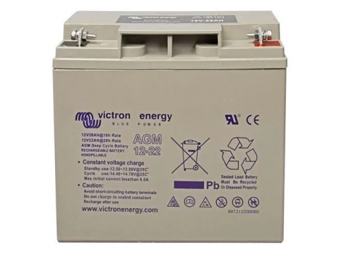 VICTRON BAT212200084 12V 22AH DEEP CYCLE AGM BATTERY 