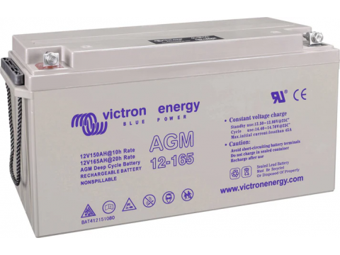VICTRON BAT412151104 12V 165AH DEEP CYCLE GEL BATTERY