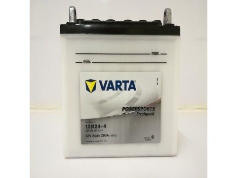 Varta 12N24-4 Funstart Wet Motorcycle Battery (524 101 020) (12N24-4) 12V 24Ah Varta Funstart Wet