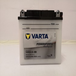Varta 12N5.5-3B Funstart Wet Motorcycle Battery (506 011 004) (12N5.53B) 12V 6Ah Varta Funstart Wet