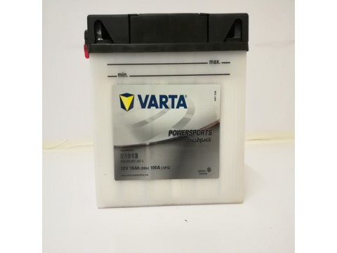 Varta 51913 Funstart Wet Motorcycle Battery (519 013 017) 12V 19Ah Varta Funstart Wet