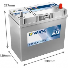 Varta B31 Blue Dynamic 545 155 033 (156)