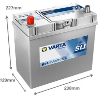 Varta B34 Blue Dynamic 545 158 033 (057/049)