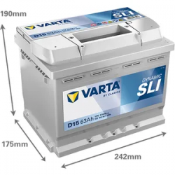 Varta D15 Silver Dynamic 563 400 061 (027)