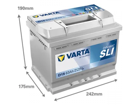 Varta D15 Silver Dynamic 563 400 061 (027)