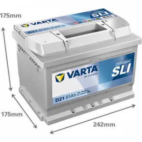 Varta D21 Silver Dynamic 561 400 060 (075)