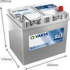 Varta D47 Blue Dynamic 560 410 054 (005L) Varta D47 Blue Dynamic 560 410 054 (005L)