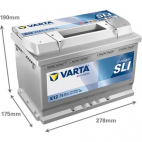 Varta E12 Blue Dynamic 574 013 068 (096R) 
