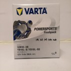 Varta YB10L-B2 Funstart Wet Motorcycle Battery (511 013 009) (YB10LB2) (12N10-3B) 12V 11Ah Varta Funstart Wet