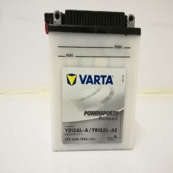 Varta YB12AL-A2 Funstart Wet Motorcycle Battery (512 013 012) (YB12ALA2) (YB12AL-A) 12V 12Ah Varta Funstart Wet